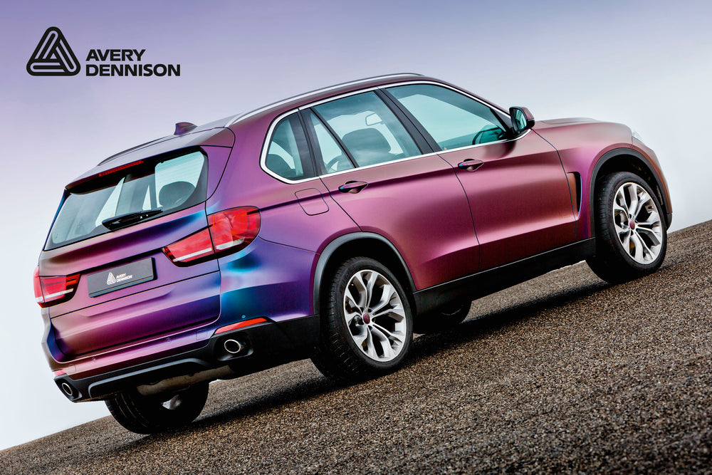 ColorFlow Series Car Wrap – Multi-Color Gradient Vinyl Film