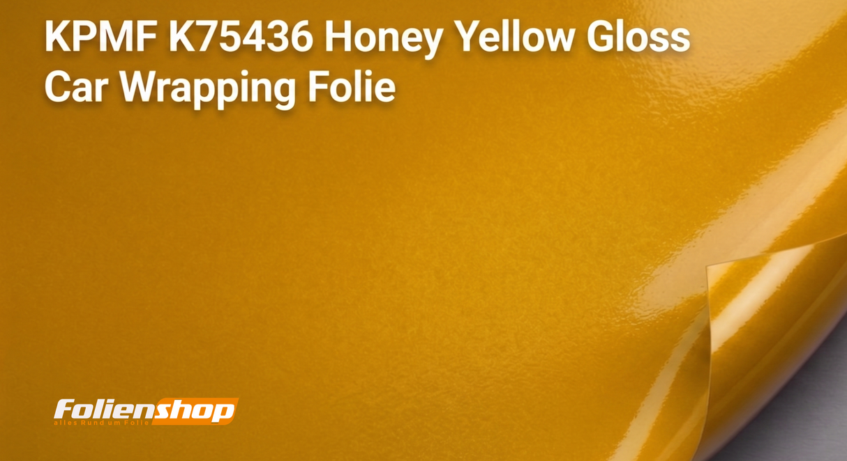 KPMF 75436 Honey Yellow Gloss Autofolie