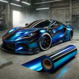 KPMF K75469 I Blau/Schwarz schillernd Glänzend