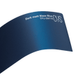 Dark matte Blaze Blue film with a slim, smooth finish that fits perfectly on any surface.