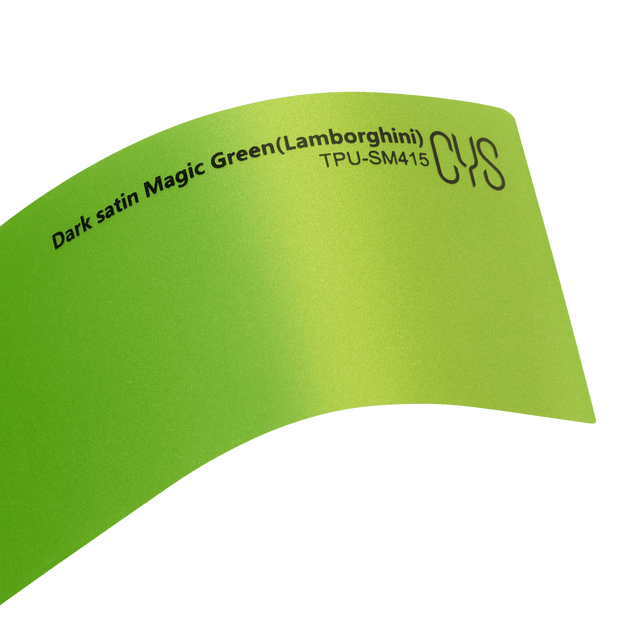 Dark satin Magic Green( Lamborghini) CYS TPU-SM415