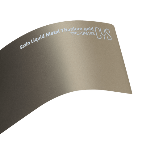 Satin Liquid Metal Titanium gold CYS TPU-SM183