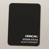 ORACAL 970RA 070SM - Supermatt Schwarz