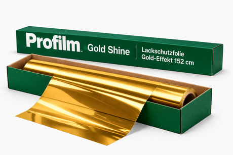 Profilm Gold Shine Lackschutzfolie mit Gold-Effekt