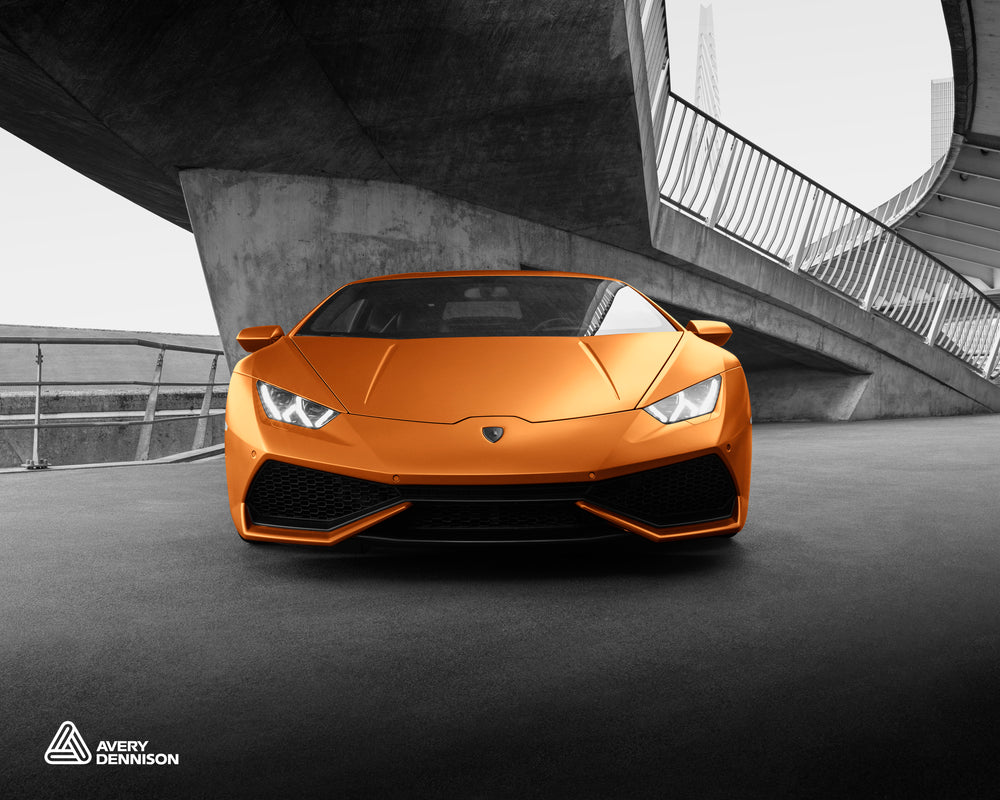 Avery Dennison® Supreme Wrapping™ Film | Satin Metallic Stunning Orange