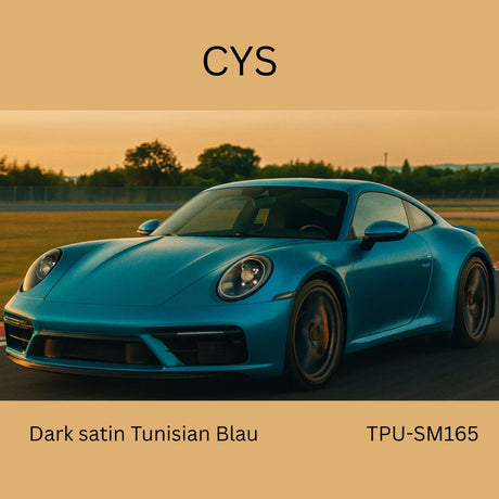 Dark Satin Tunisian Blue CYS TPU-SM165