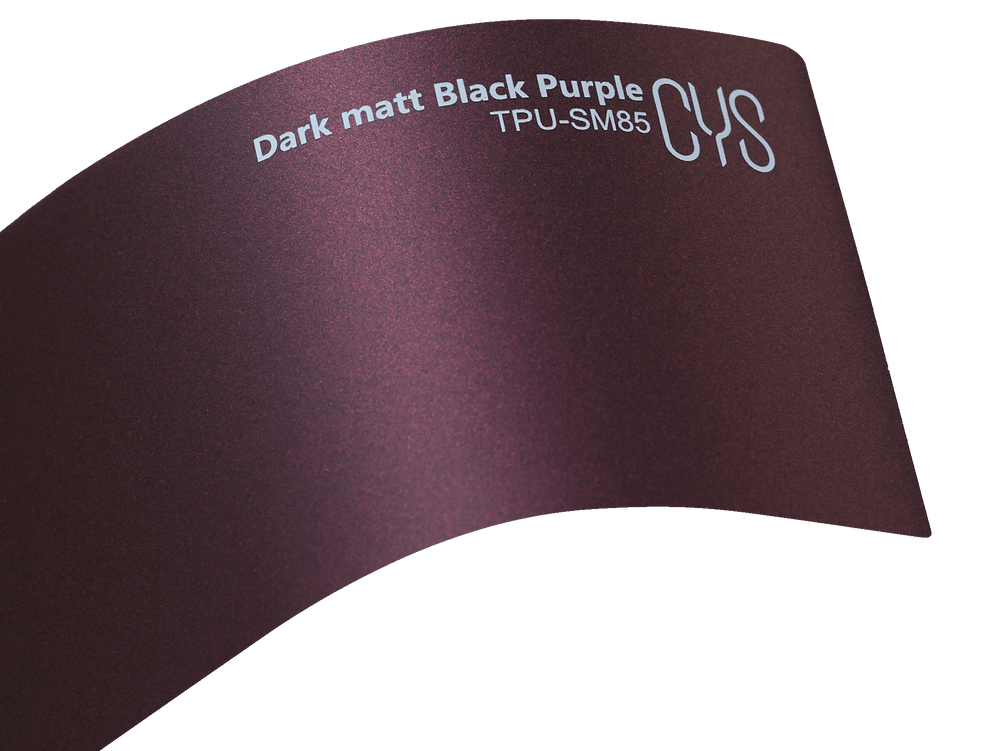 Dark matt black Purple TPU-SM85