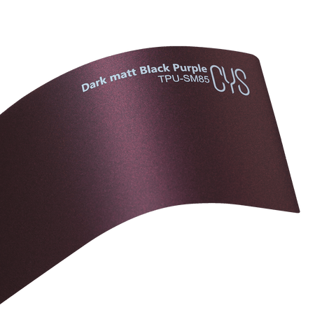 Dark matt black Purple TPU-SM85