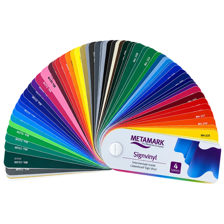 Metamark Signvinyl 4 Series Farbfächer